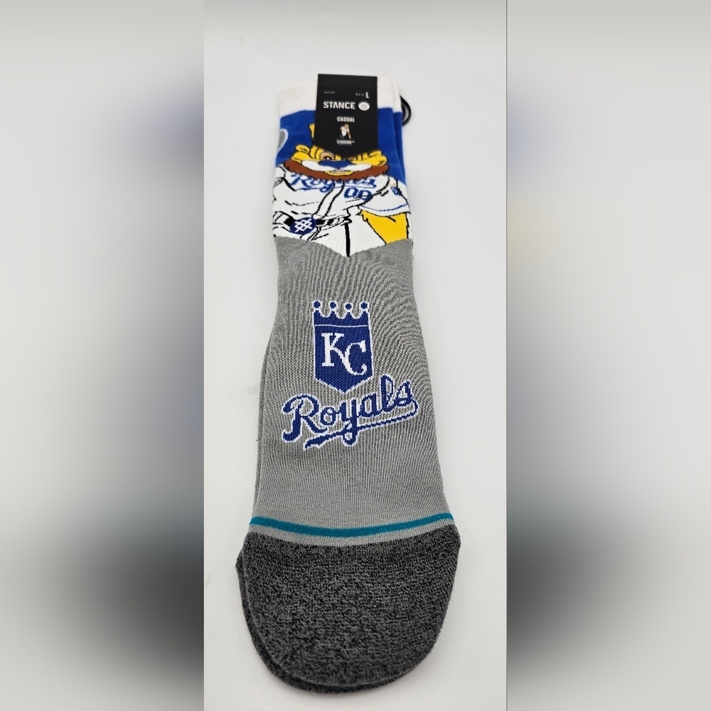 Stance Kansas City Royals Mascot Crew Socks Casual Large Men's 9-13
